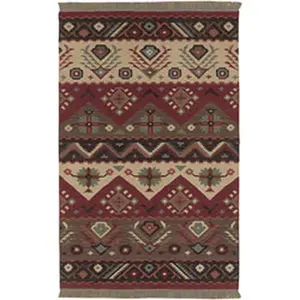 Livabliss JT8-811 Red Jewel Tone Collection Rug - 8ft X 11ft