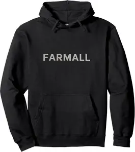 Vintage Farmall Tractor Badge for Farmers Pullover Hoodie
