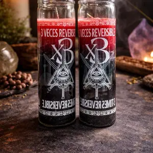 Veladora/Candle 3 veces Reversible/3x Reversible