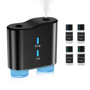 Car Air Freshener, Rechargeable Car Aroma Diffuser Machine with Essential Oil, Car Air Freshener Machine, Car Interior Decoration Accessories, Car Aromatherapy Machine