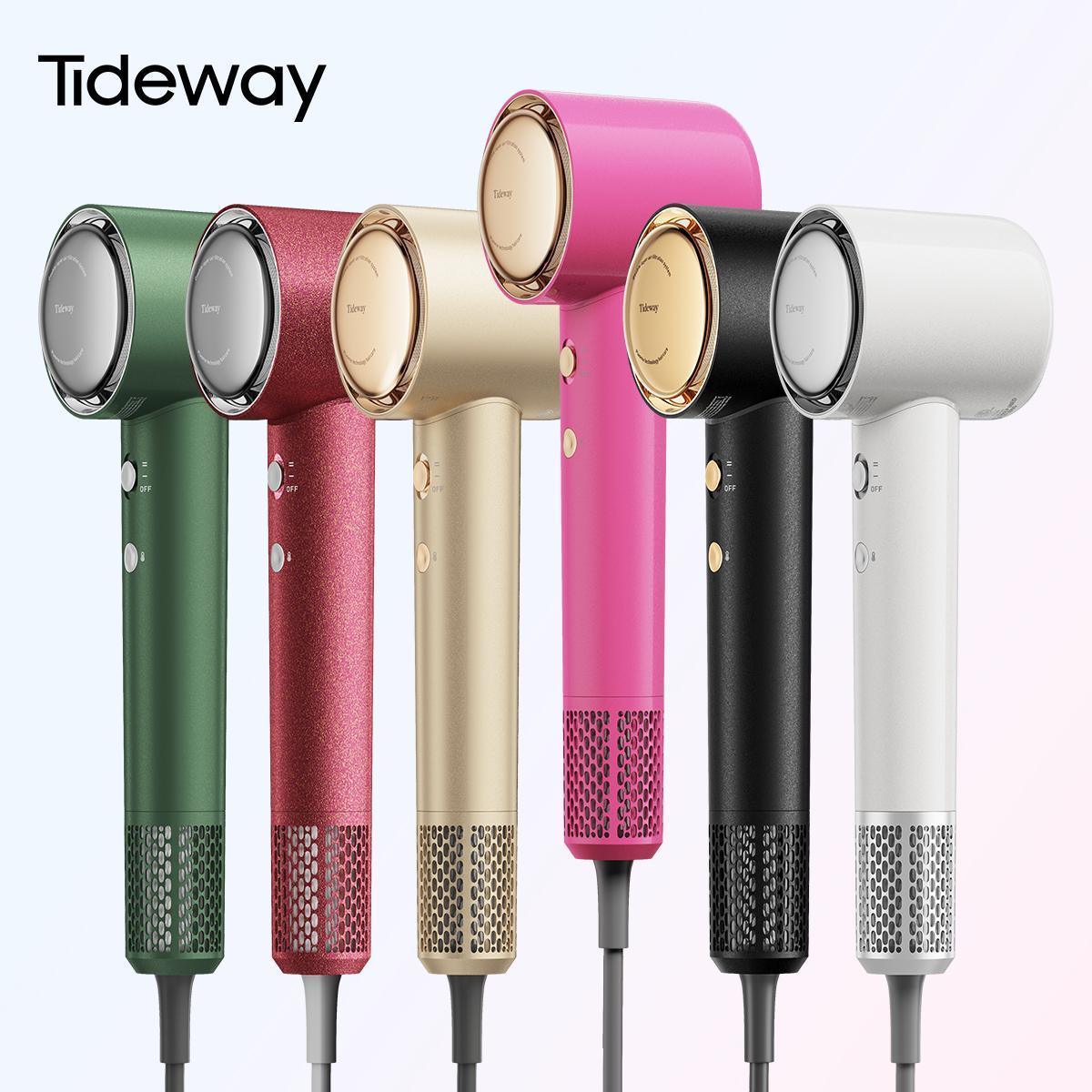 Tideway H11 Plasmix High-Speed Multifunctional Hair Dryer - Plasma Ionic Scalp Care Beauty Product with Intelligent Temp Control, Self-Cleaning, Anti-Static, Frizz-Free Features, Ideal Mom Gifts for Women Summer Hair Style#SummerWins #DealsForYouDays