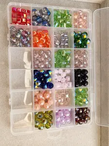 Chris(9349)gc.$26.99 get 20 bags Chris-A4-Shining Crystal Glass Beads
