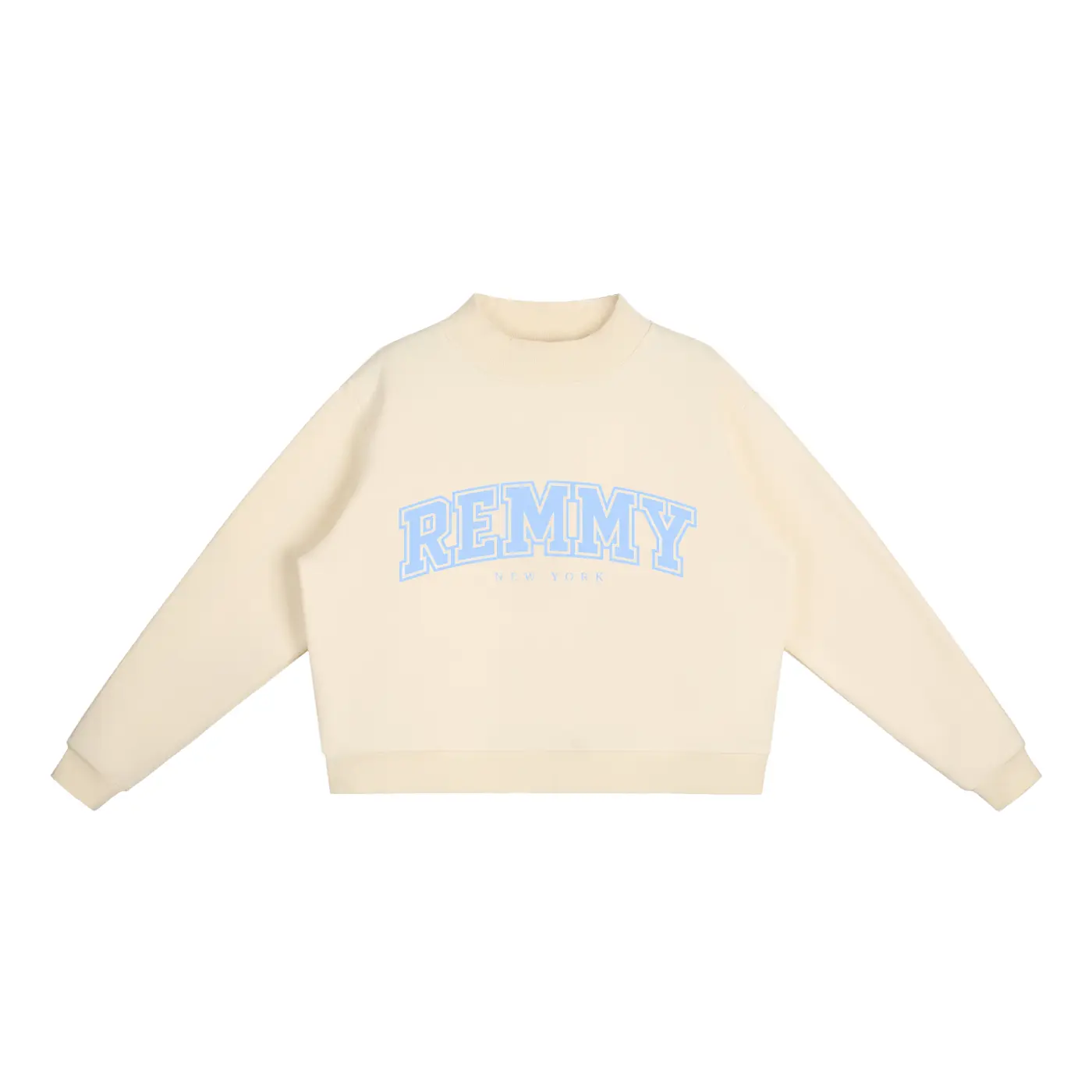 Cloud Fleece Mock-Neck Crew Sweatshirt