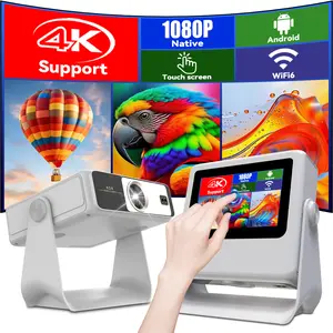 The perfect Mother’s Day gift: a projector with touchscreen, built-in apps and 180° rotating stand. With Wi-Fi, Bluetooth and 1080p resolution, it connects seamlessly to phones, ideal for a cozy bedroom home theater.