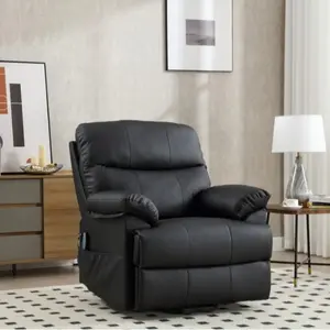 EBELLO Wide Power Reclining Heated Massage Chair