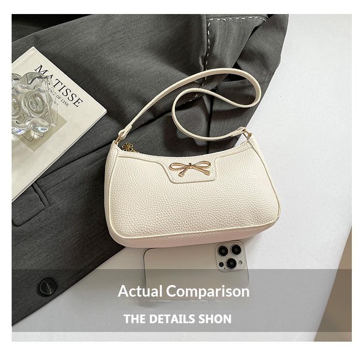 Womens Stylish Bow-Tie Western-Style Underarm Bag