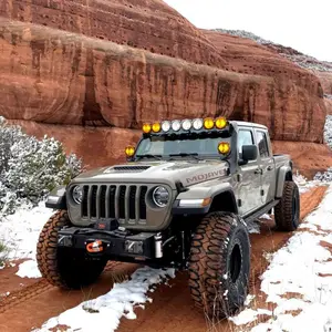 KCHilites 50" PRO6 Gravity® LED 8-Light- Light Bar System | '21- '24 JL 392 Wrangler/ Gladiator Mojave