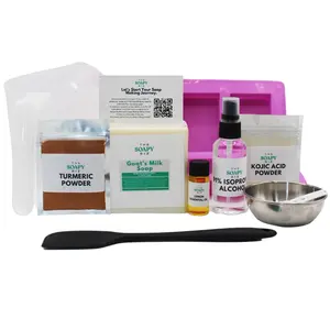 Soap Making Kit – Turmeric, Lemon Oil & Kojic | Brighten & Glow Naturally