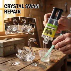 High Gloss Transparent Epoxy Resin, UV Resistant, Waterproof, Ideal for Artists and DIY Enthusiasts, Home Repair and Gap Filling