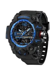 Men's Sport Digital Quartz Watch, Fashion Waterproof Wrist Watch, Night Light, Alarm, Calendar, Multifunctional Watch with Packaging Box, Waterproof Sport Watches