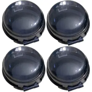 Gas Safety Covers Stove Oven Knob Protector Cover Child Safety Protector For Cooker Knob Kitchen Guard Cooktop And Accessories(4pcs, Black)