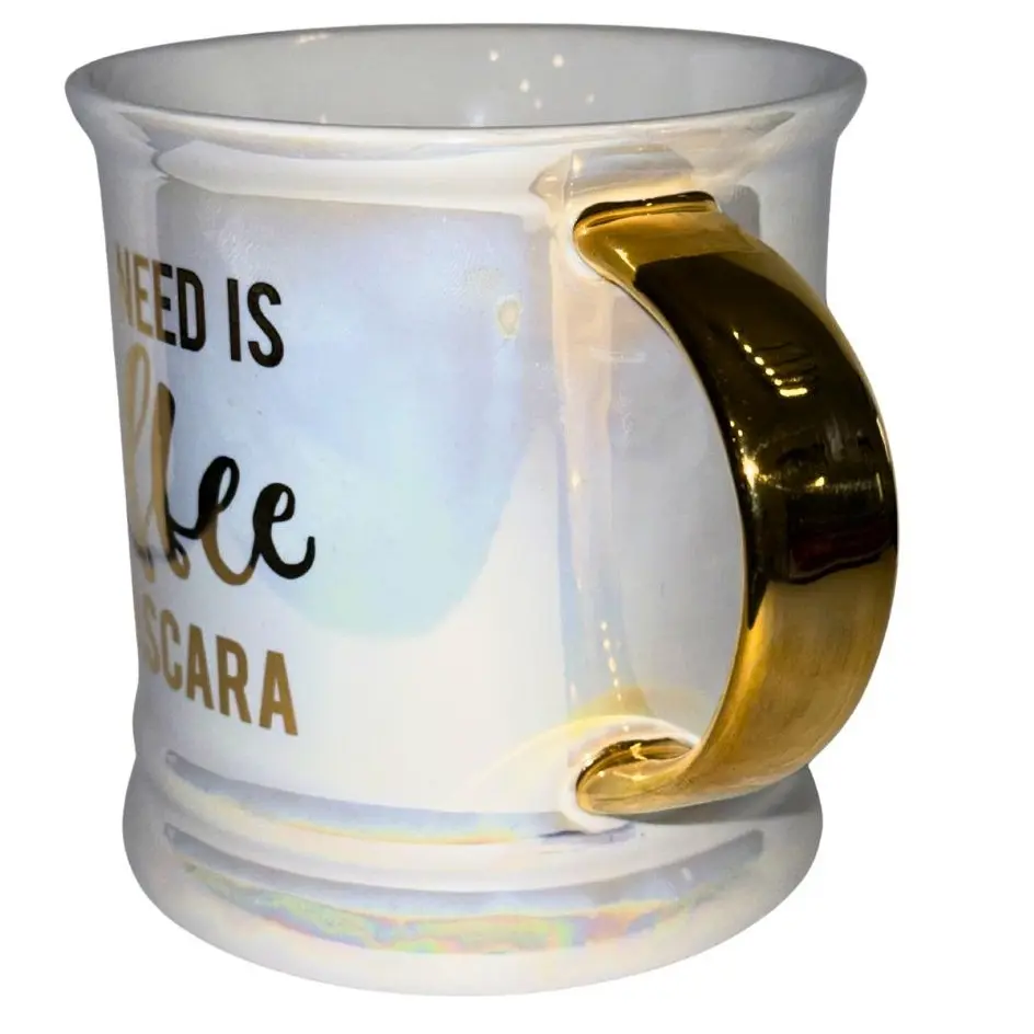 ALL I NEED IS COFFEE & MASACARA Coffee Mug - 16 ounce ceramic mug. - TikTok  Shop