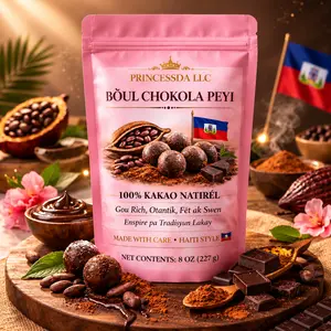 Boul Chocolat Peyi Direct from Haiti – 100% Natural Haitian Cacao | Produit Lakay | Cap-Haïtien Chokola Haïti | 100% Ayisyen