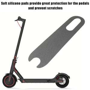 Foot Pad for Xiao Mi M365 / 1S / Lite Electric Commuting Scooter, Replacement Pedal Pad Electric Scooter Anti-Skid Cover Pads Silicone Foot Pad, Durable and Exact Fit Design