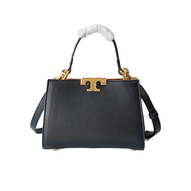 Tory burch Women's New Arrival Goddess Style Top Handle Handbag - High-End Aesthetic Versatile Minimalist Small Square Mini Crossbody & Single Shoulder Ladies Bag, Premium Stylish Accessory for Daily Commute, Date, Shopping, Outing, Casual Wear & Gifting