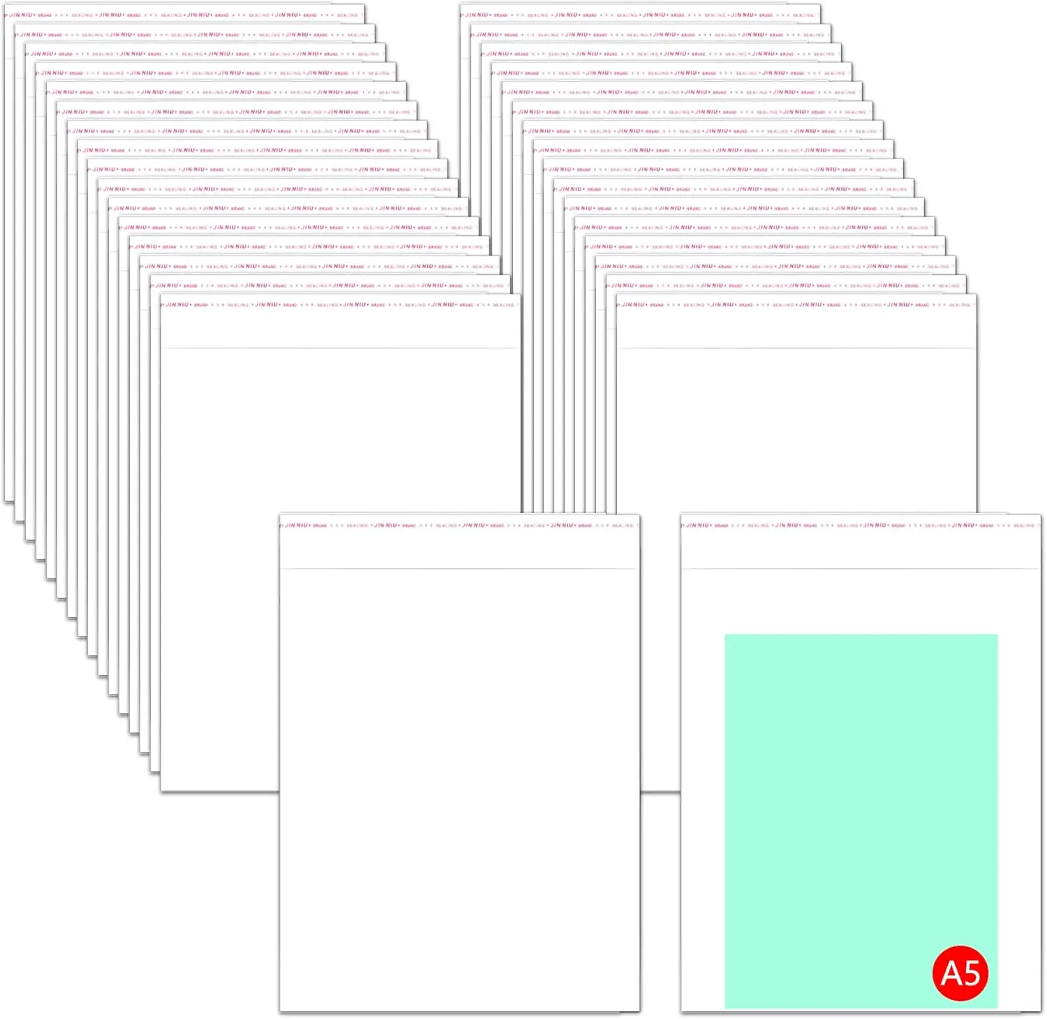 8" x 10" Self Stick Cello Bags 200 count Sealable OPP Poly Glassine Bags 2mil for A5 Prints Clothing Shoes Apparel  Towel Scarf Underwear Notebook Hat T-shirt