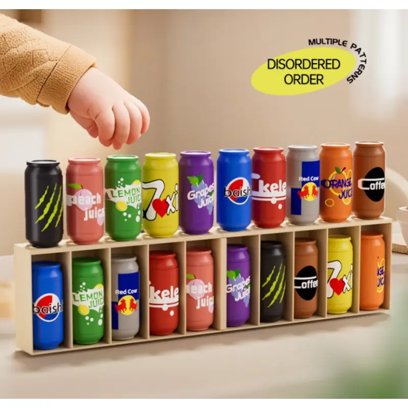 Matching Colors Parent-Child Interactive Drink Bottle Toy (1 Set of 20 Bottles), Parent-Child Interaction Color Recognition, Two-Player Memory Matching Game, Educational Desktop Game, Creative Color Recognition Toy, Party Game Prop, Shape sorting game