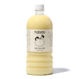 YUZUCO 100% Yuzu Juice 1L - Natrual Fruit Juice Loved by Chefs and Bartenders - Great Flavor for Beverages and Food