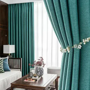 High Precision Thickened Heavy Blackout Window Curtain, Modern Simple Solid Color Noise Reduction Thermal Insulated Insulation Sunshade, Living Room Bedroom Hotel Decor