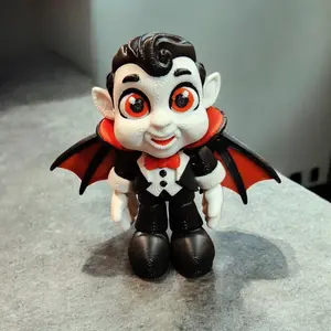3d Printed Mini Dracula - Articulated- Decor- Halloween