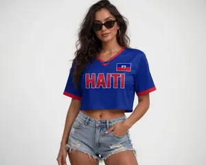 Custom Personalized Sporty Crop Top, Name & Number Graphic Jersey, Trendy Summer Streetwear, Gameday Fan Outfit for Her