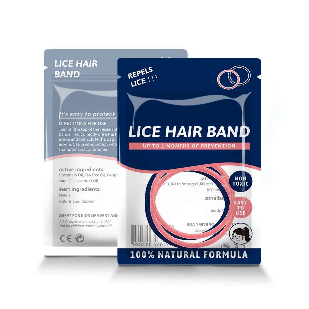 Lice Prevention Headband Elastic Band, Portable Lice Repellent Hair Accessory, Effective Flea Control for Kids & Adults, Daily Use, No Chemical Additives, Non toxic, Compact, Natural Formula, Haircare