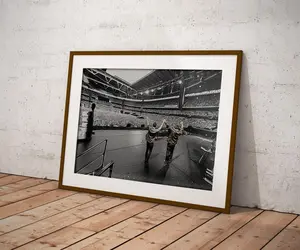 Oasis Wembley Tour Poster Retro Music Wall Art