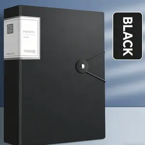 File bag for A4 folders, high transparency and waterproof, suitable for storing A4-sized documents and papers, convenient for storage and organization, it is an ideal folder for storing family documents, school documents and office documents.