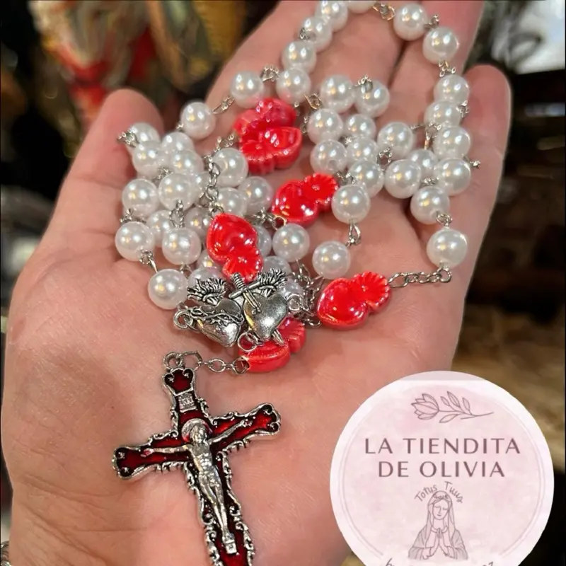Sagrado Corazón  Sacred Heart and Immaculate Heart of Mary Rosary ️