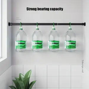 【51kk-01】Drill-Free Adjustable Rod, 25MM Pipe Diameter No Punching Thickened Stainless Steel Telescopic Pole, Shower Curtain Rodcurtain Rodclothes Drying Pole Wardrobe Hanging Rod