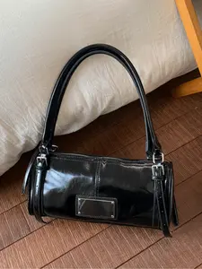 Women's Large Capacity Retro Shoulder Bag, Casual Crossbody Bag for Autumn Winter, Korean Style Commuter Dumpling Bag