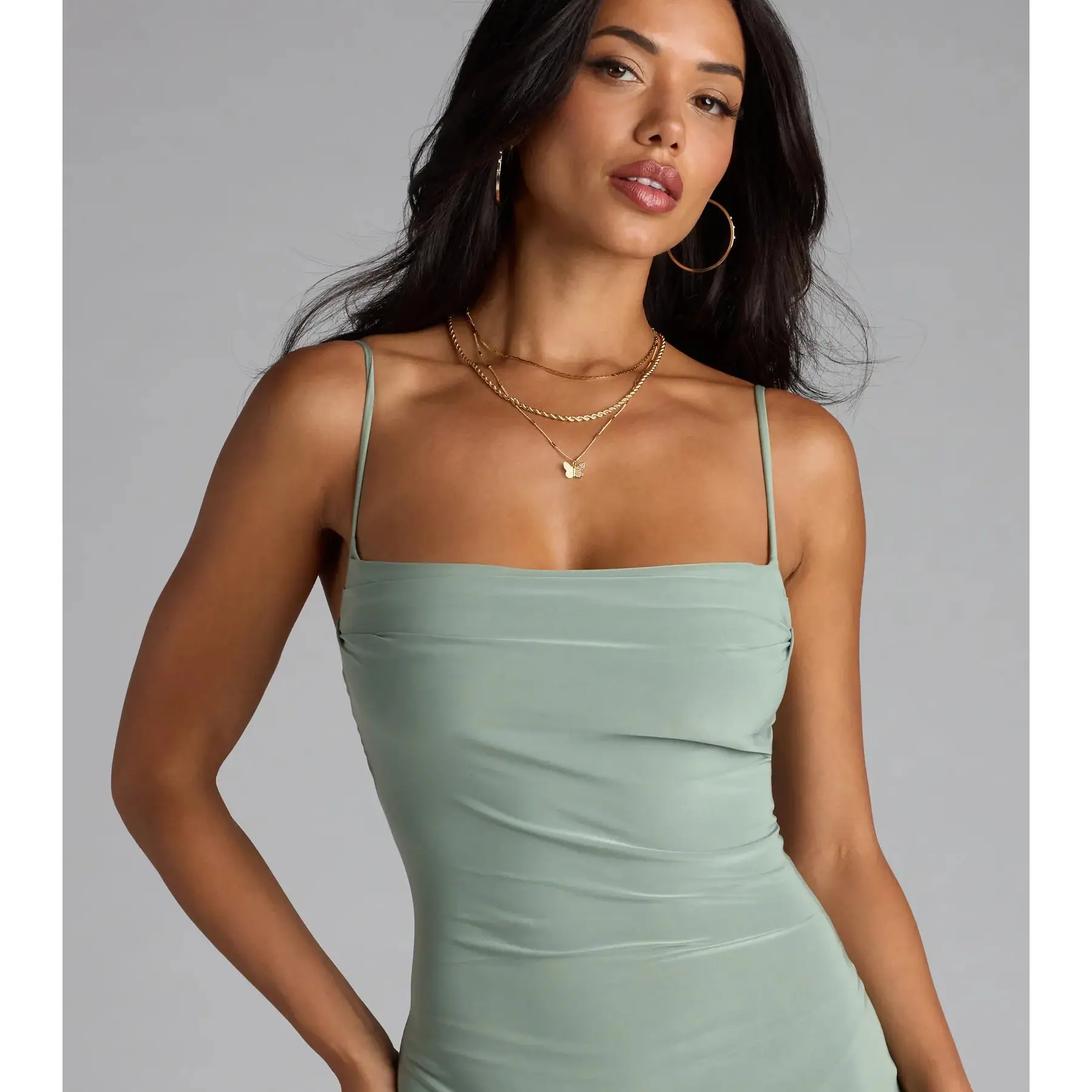 Stunning Silhouette Bodycon Midi Dress - TikTok Shop Stunning Silhouette Bodycon Midi Dress - TikTok Shop