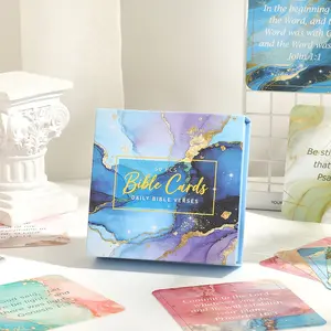 50 Pcs Gilded Positive Affirmation Cards, Inspirational Cards with Mindfulness Exercises, Motivational Self Care Gifts for Women Men Youth