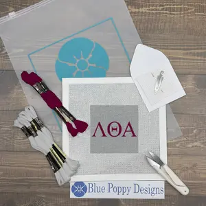 Lambda Theta Alpha 4x4 Needlepoint Kit