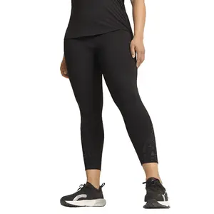 PUMA Womens Hypernatural High Waist 78 Athletic Leggings Casual - Black