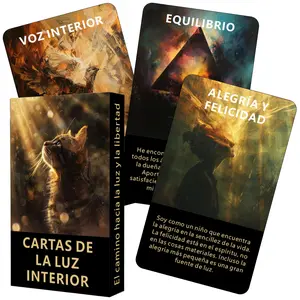Spanish Tarot, Inner Sunshine Oracle Cards, The Road to Light And Freedom, Healing Oracle Deck, Light and Love Tarot Cards