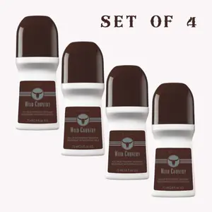 Wild Country Roll-On Antiperspirant Deodorant SET of 4