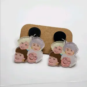 Crafted Retro Earrings with Exquisite Design and Charming Colors Lightweight and Comfortable for Extended Wear Perfect for Vintage Style