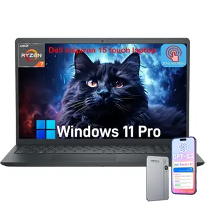 Dell Inspiron 15 Touchscreen Laptop Computer for Business, 16GB RAM, 512GB SSD, Windows 11 Pro, AMD Ryzen 7 7730U, 15.6" WVA LED FHD Anti-Glare Display, Numeric Keypad