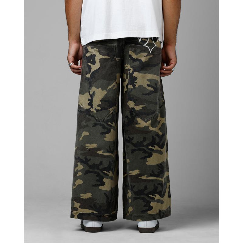 Loiter Skate Jeans Washed Camo