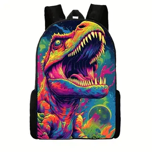 1pc S Dinosaur Print Backpack Suitable for Boys &, Lightweight with Adjustable Straps, Bookbag for Teens & S,, for Teenager