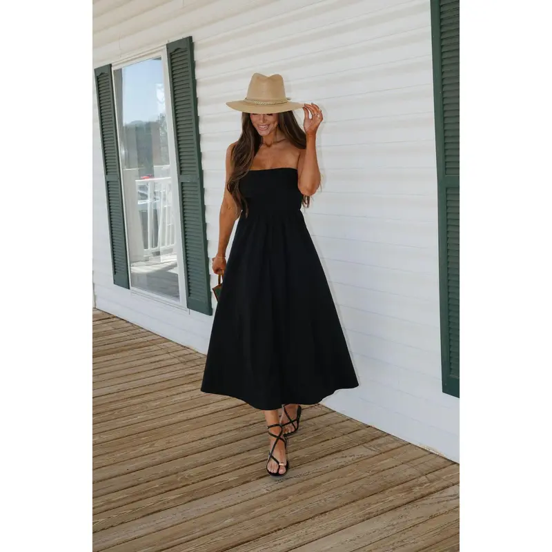black midi amazon dresses - TikTok Shop