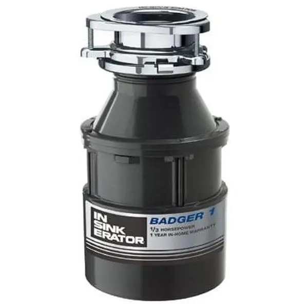 212 MAIN In-sink-erator Badger 1 Sink Garbage Disposer with Quick Lock, Easy Install Installation, Drain Compatibility