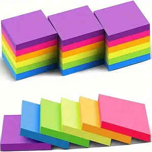 Colorful Sticky Note (50 Sheets/pad), Self Adhesive Memo Pad, Sticky Note Pad, Office Stationery & Supplies for Home School Office