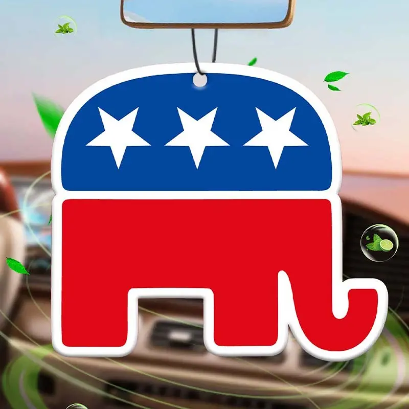Hilton Hotel Scent Elephant Rnc Election Car Air Freshener, Aromatherapy Hanging Charm for Long-Lasting Fragrance, Perfect Gift for Friends and Family