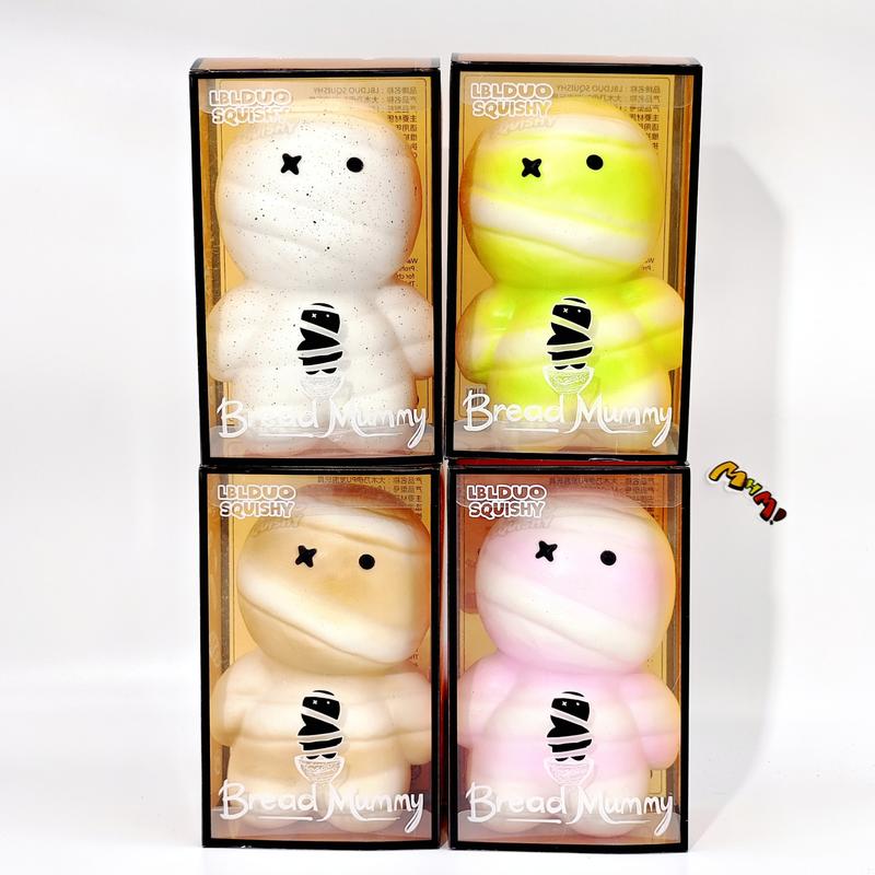 MHM Squishy Wind-Bread Buddy Stress Relief Toy - Sticky, Moist, Soft, Slow-Bouncing Foods Sensory Tool for Tactile Relaxation 9.65x6.89x4.13in