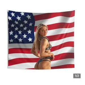 Olivia "Livvy" Dunne Flag Tapestry Wall Room Tapestry decorative background wall