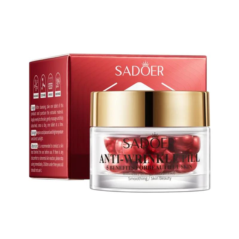 SADOER Anti-Wrinkle Pill,Benefits for Beautiful Skin,Beauty Tool,Firmness/Lifting/ Anti-wrinkle/Smoothing/Skin Beauty   Moisturizers Skincare