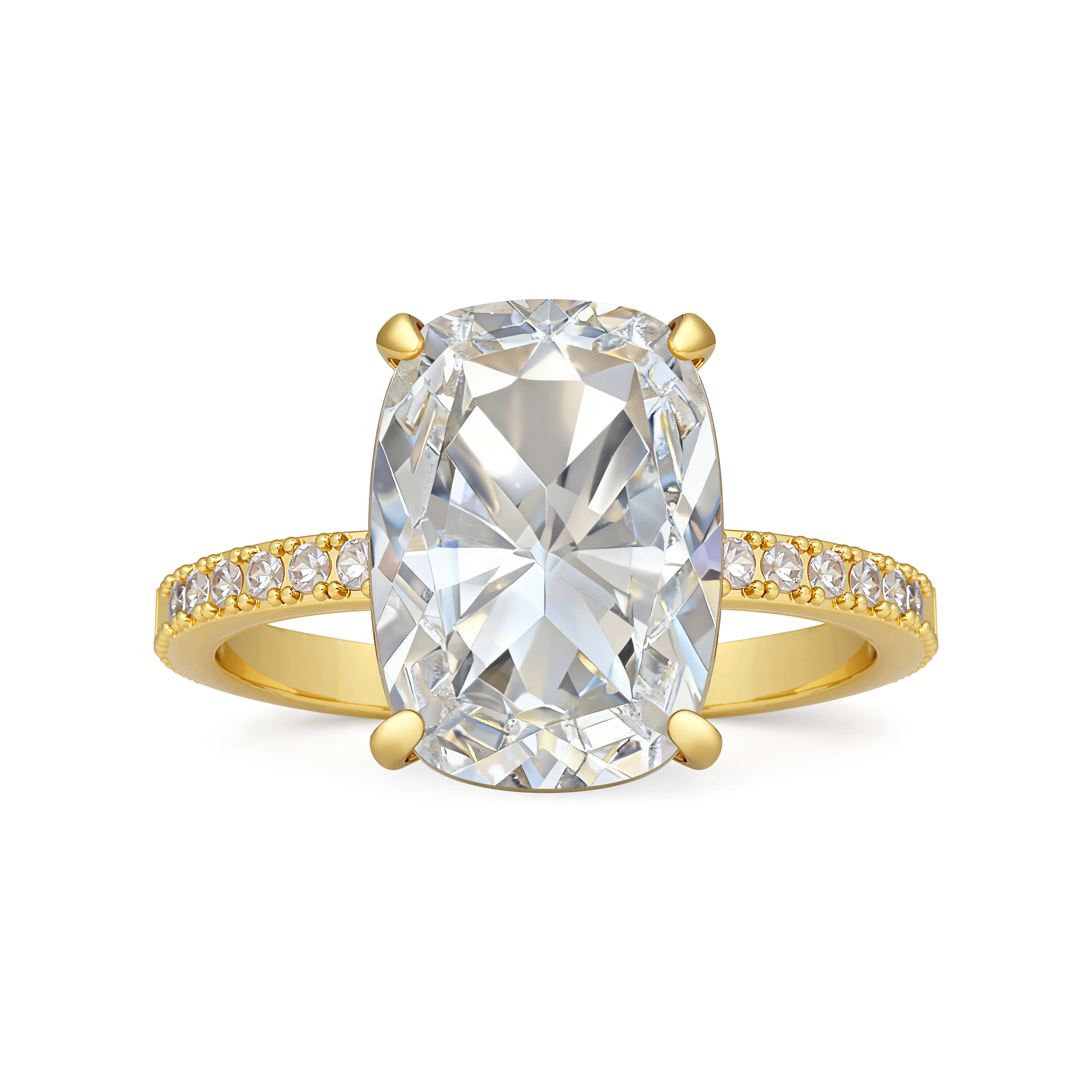 Aprilery Cushion Cocktail Engagement Ring - Timeless Luxury Jewelry