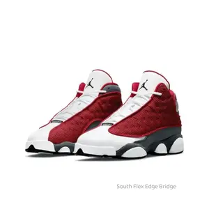 Jim Reid Flint Gray Grey Retro Fashion Trendy Versatile Wear-resistant and Non-slip Basketball Shoes